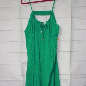 Womans Kona Sol Green Sundress Size XL NWT